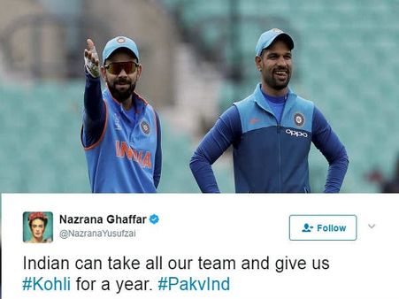 અમારી આખી ટીમ લઇ લો, વિરાટ કોહલી આપી દો: પાક. પત્રકાર