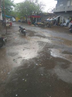 પાણી સાથે ગંદીકી