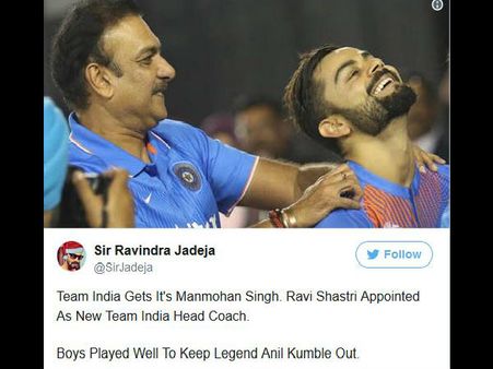 રવિ શાસ્ત્રી આવેદન માટે નહોતા તૈયાર