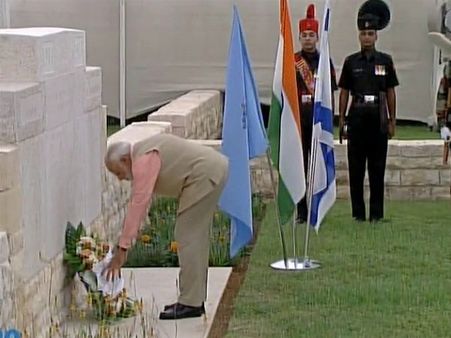 PMએ પ્રથમ વિશ્વ યુદ્ધમાં શહીદ થયેલા ભારતીયો આપી શ્રદ્ધાજંલિ