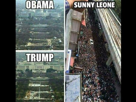 પ્રેસિડન્ટ વિ. સની લિયોન