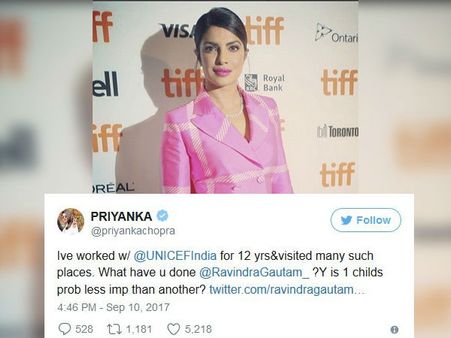 પ્રિયંકાનો સણસણતો જવાબ