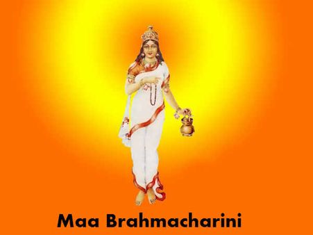 બ્રહ્મચારિણીનું સ્વરૂપ બ્રહ્મચારિણીનું સ્વરૂપ