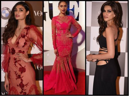 આથિયા શેટ્ટી, અદિતિ રાવ હૈદરી, કૃતિ સેનન આથિયા શેટ્ટી, અદિતિ રાવ હૈદરી, કૃતિ સેનન