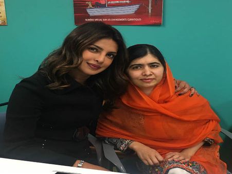 મને વિશ્વાસ નથી થતો કે હું મલાલાને મળી: પ્રિયંકા ચોપરા