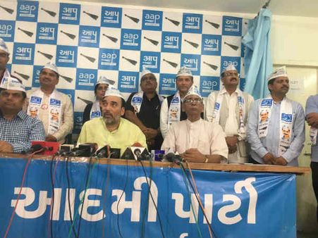 ગુજરાત ચૂંટણી 2017 : આમ આદમી પાર્ટીએ જાહેર કર્યું ઉમેદવારોનું લિસ્ટ