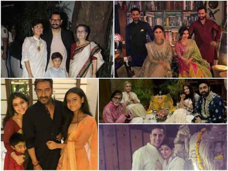 બોલીવૂડ સ્ટાર્સની દિવાળી, પરિવાર સાથે સેલ્ફી!