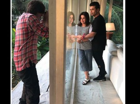 ફરાહ ખાન અને કરણ જોહર 