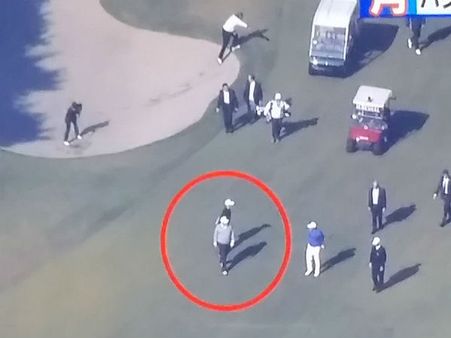 Video : ટ્રંપ સાથે ગોલ્ફ રમતા ખાડામાં પડી ગયા જાપાની PM