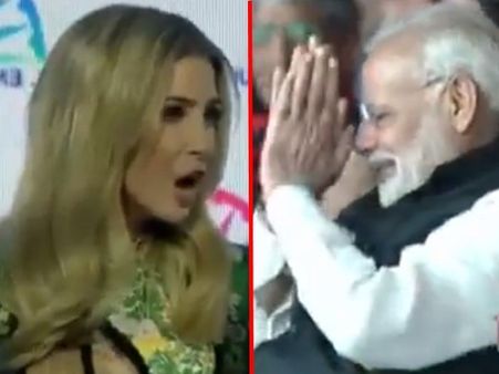 ઇવાંકાએ 'ચા વેચવાનો ઉલ્લેખ' કરતાં PMએ કર્યા નમસ્કાર