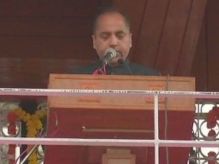 પીએમ મોદીની હાજરીમાં જયરામ ઠાકુર બન્યા હિમાચલના CM