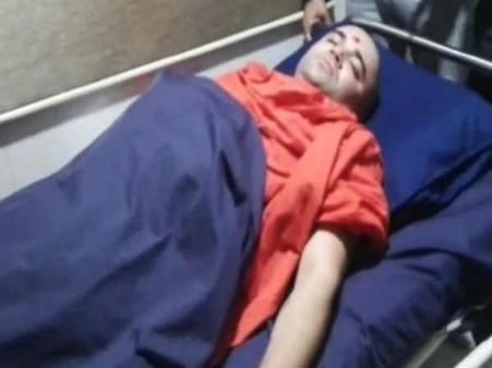 સ્વામીનારાયણના પૂજારી પર BJPનો પ્રચાર કરવા માટે થયો હુમલો