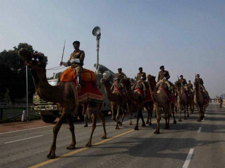 એક માત્ર ઊંટોની ટુકડી