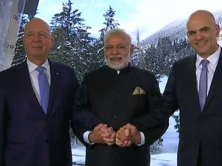 WEF2018 : મોદીએ કહ્યું કે ત્યારે જ સાચો વિકાસ થશે જ્યારે બધા સાથે મળીને ચાલશે