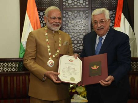 PM નરેન્દ્ર મોદી પહોંચ્યા પેલેસ્ટાઇન, જાણો આ મુલાકાત અંગે વધુ