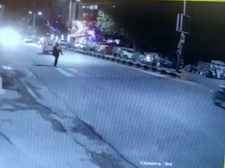 અમદાવાદમાં બની હિટ એન્ડ રન, ઘટના સીસીટીવીમાં ઝિલાઈ