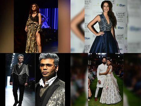 LFW2018: રેમ્પ પર છવાઇ કેટની બહેન-કરણનો રોકસ્ટાર લૂક