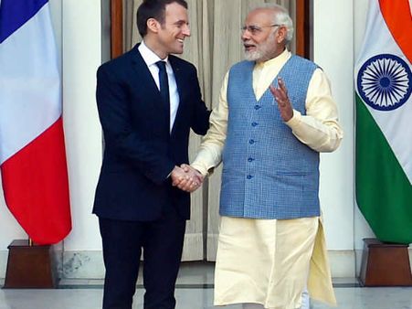 India and France : ભારત અને ફ્રાંસ વચ્ચે થયા 14 કરાર