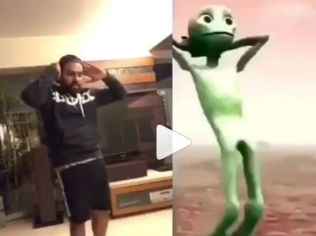 વાયરલ થઇ રહ્યો છે રોહિત શર્માનો એલિયન ડાન્સ, જુઓ અહીં