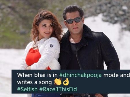 વીડિયોઃ સલમાને લખ્યુ ‘રેસ 3’ માટે ગીત, લોકોએ કહ્યુ ‘ઢીંચાક પૂજા જેવુ છે’