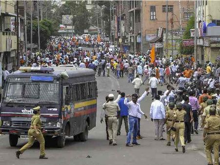 મરાઠા અનામતઃ પ્રદર્શનકારીઓનું આજે જેલ ભરો આંદોલન, કેસ પાછા ન લેવાથી નારાજ