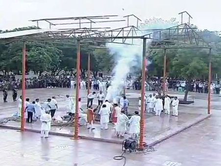 સ્મૃતિ સ્થળ પર થયા અટલ બિહારી વાજપેયીના અંતિમ સંસ્કાર