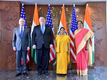 ભારત-અમેરિકા વચ્ચે કૉમકાસા પર હસ્તાક્ષર, મળશે મિલિટ્રી એડવાન્સ ટેકનોલોજી