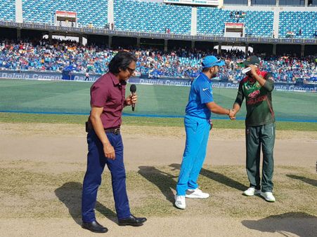 INDvBAN: ટૉસ જીતી ભારતીય ટીમે પહેલા ફિલ્ડિંગને પસંદગી આપી