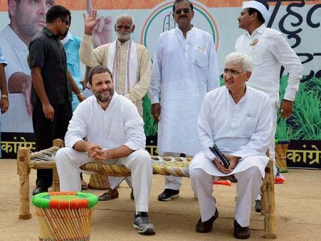 કોંગ્રેસનું 2019 માં પોતાના દમ પર સત્તામાં આવવુ મુશ્કેલઃ સલમાન ખુર્શીદ