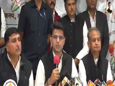 રાજસ્થાનમાં કોંગ્રેસનું ઘોષણાપત્રઃ ખેડૂતોને દેવુમાફ, છોકરીઓને મફત શિક્ષણ