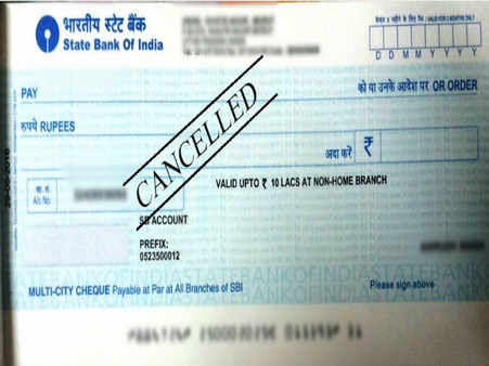 શું છે કેન્સલ ચેક?