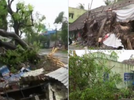 તમિલનાડુ પહોંચ્યું વાવાઝોડું ગાજા, જુઓ તબાહીની તસવીરો