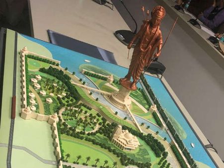 સરયૂ તટ પર લાગશે આ મૂર્તિ સરયૂ તટ પર લાગશે આ મૂર્તિ