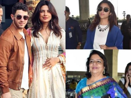 પરિવાર સાથે જોધપુર પહોંચ્યા પ્રિયંકા-નિક