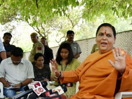 ઉમા ભારતીનો રોલ