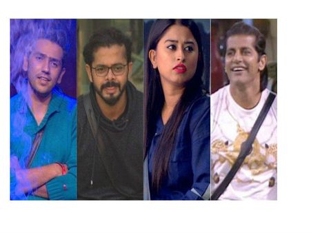 કરણવીર, સોમી, શ્રીસંત અને રોમિલ કરણવીર, સોમી, શ્રીસંત અને રોમિલ