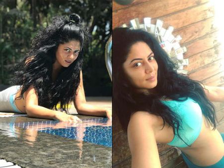 યોગા કરતી વખતે યોગા કરતી વખતે