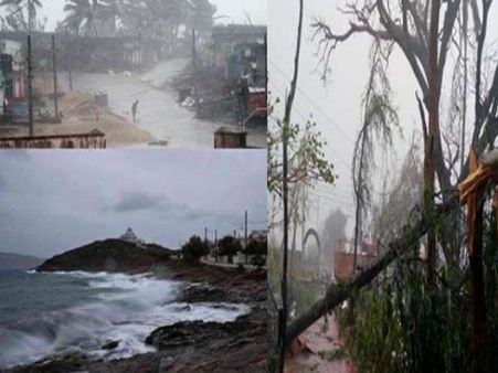 ચક્રવાતી તોફાન તિતલીએ કહેર વરસાવ્યો