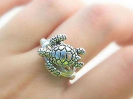 કાચબાના આકારની વીંટી