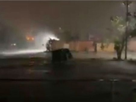 તોફાને તબાહી મચાવી