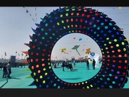 30માં આંતરરાષ્ટ્રીય પતંગ મહોત્સવમાં 45 દેશોમાંથી આવ્યા 150થી વધુ પતંગબાજ