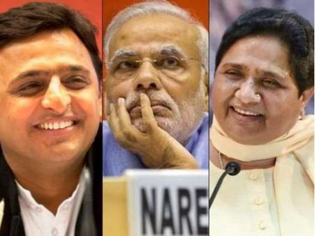 યુપીમાં મોદી મેજિક ફેલ થતુ જોવા મળી રહ્યુ છે