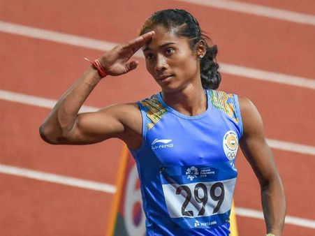 હિમા દાસ સાથે એડીડાસનો કરાર