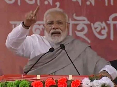 ભરોસો રાખો, ત્રણ તલાક કાયદાને હટવા નહિ દઈએઃ જલપાઈગુડીમાં પીએમ મોદી