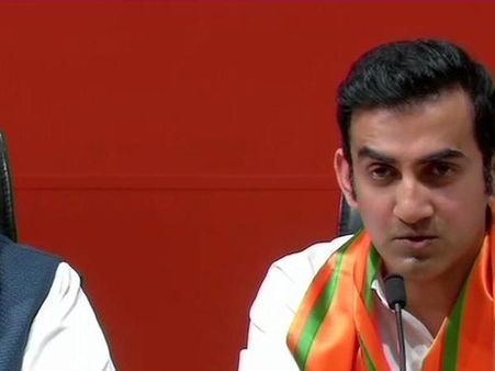 ગૌતમ ગંભીર ભાજપમાં જોડાયા, અરુણ જેટલી અને રવિશંકર પ્રસાદ રહ્યા ઉપસ્થિત