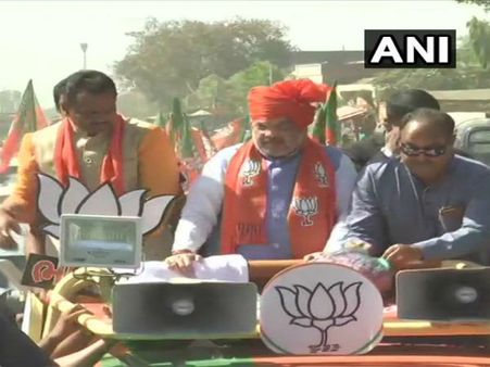 Live: અમદાવાદમાં અમિત શાહનો ભવ્ય રોડ શો
