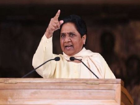  માયાવતીએ ચૂંટણી પંચ પર ઉઠાવ્યા સવાલ