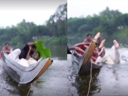 શાનદાર ક્લિક કરવા માટે નકલી વરસાદ કરાવી રહ્યો હતો ફોટોગ્રાફર