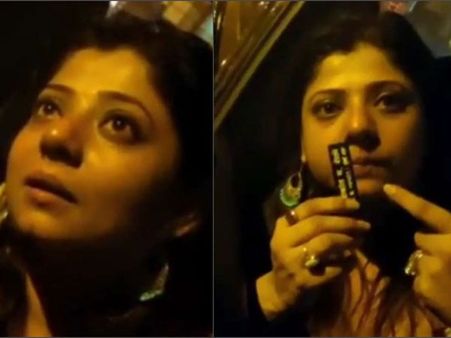 નશામાં ચૂર એક્ટ્રેસે બબાલ મચાવી