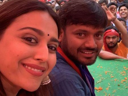 કન્હૈયા કુમાર માટે સ્વરાઃ ‘જિયા હો બિહાર કે લાલા, જય હિંદ, જય ભીમ, લાલ સલામ'